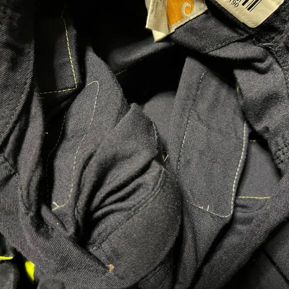 Carhartt CAT2 FR Flame Resistant Shirt Mens XL 59392 Hi Visibility Button ** - Picture 8 of 8